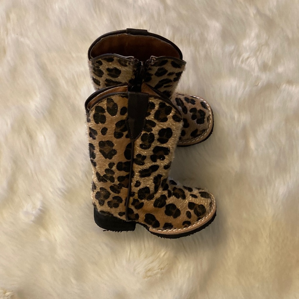 Tanner Mark Leopard Boots Baby